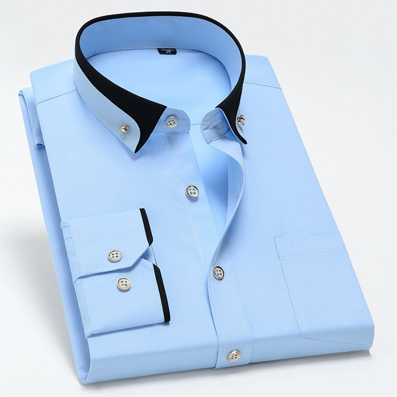 Patrik | Smart Casual Långärmad Skjorta För Män