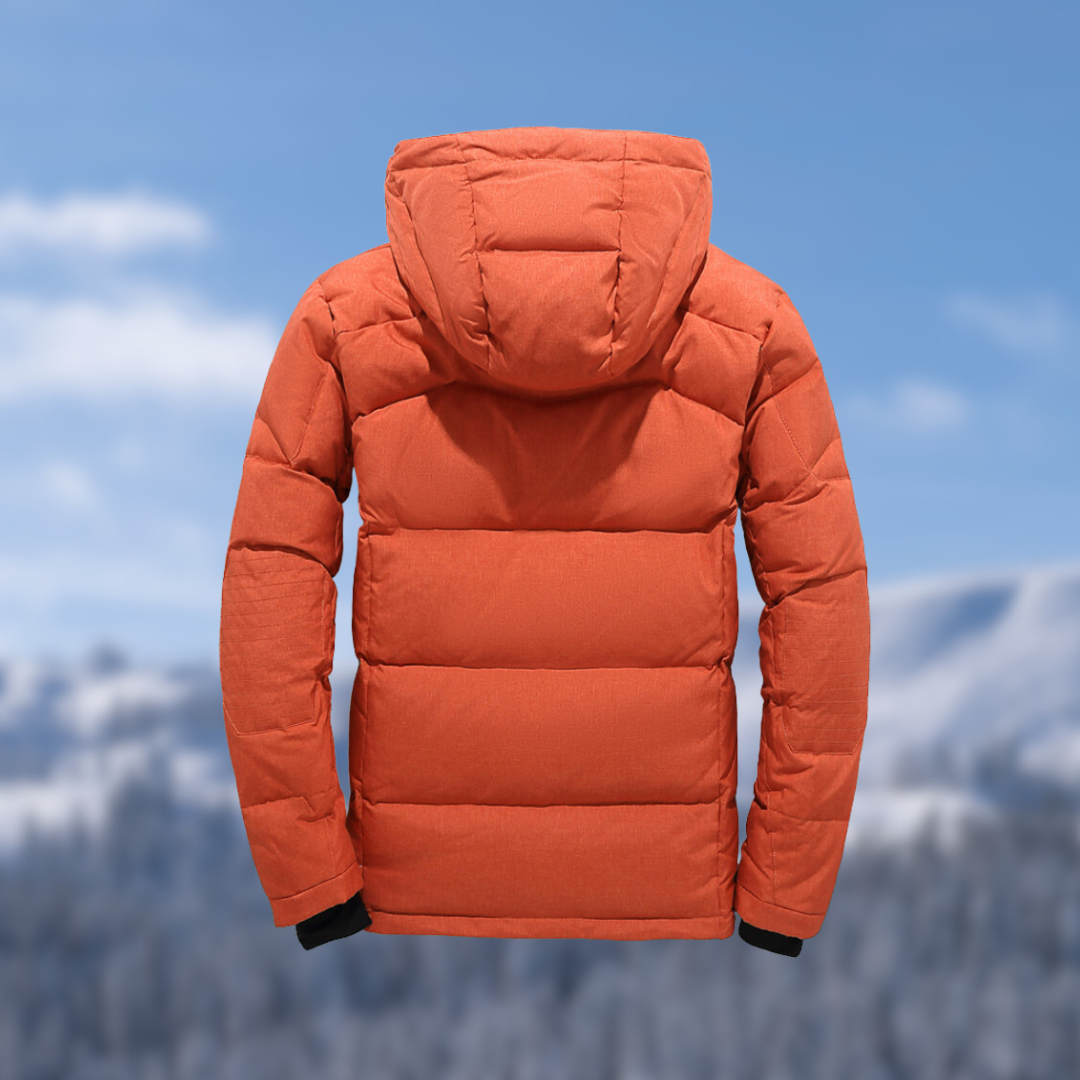 Goose Parka | Vinterjacka för män av högsta kvalitet med avtagbar huva.