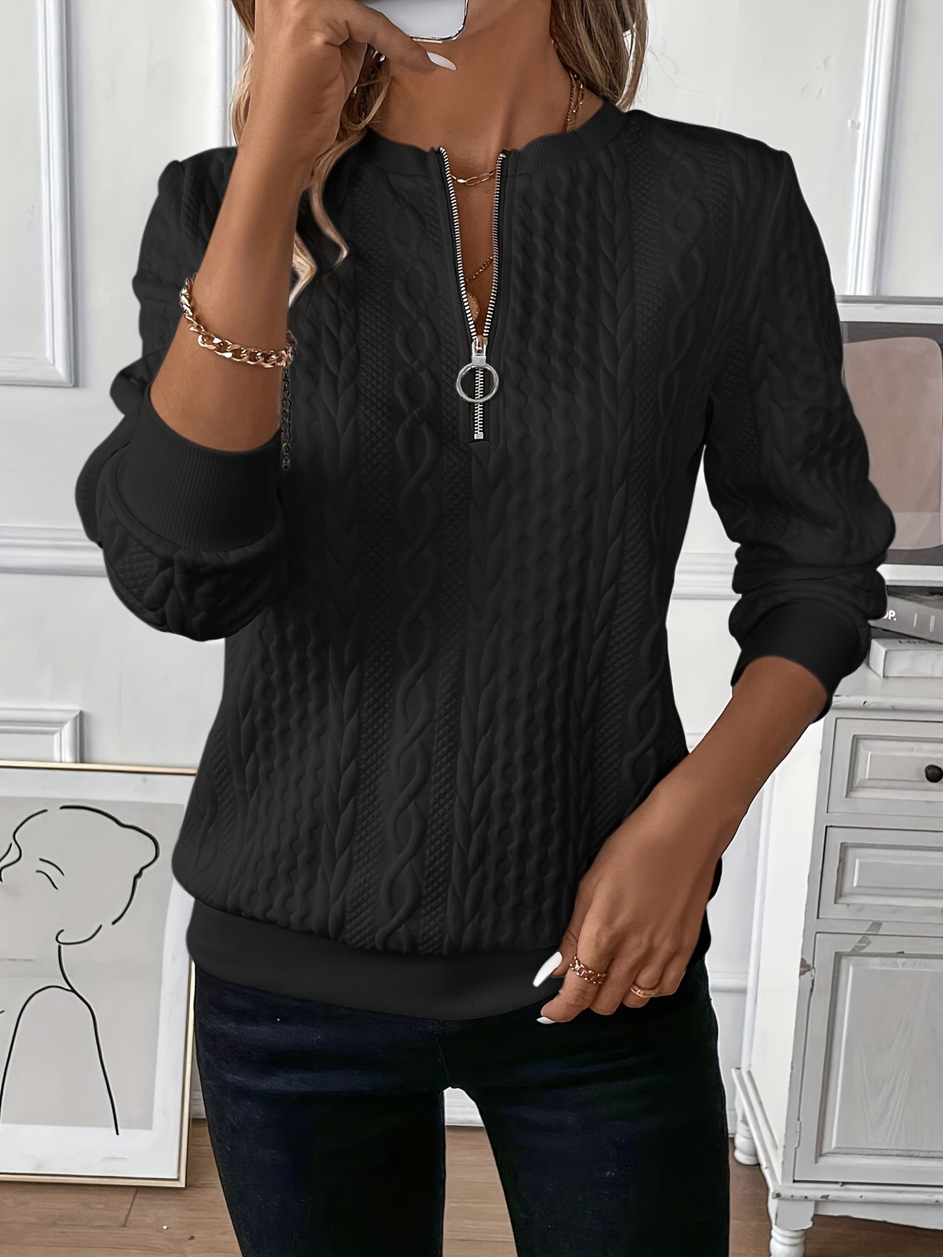 Julia™ - Elegant stilren stickad tröja (1+1 Gratis)