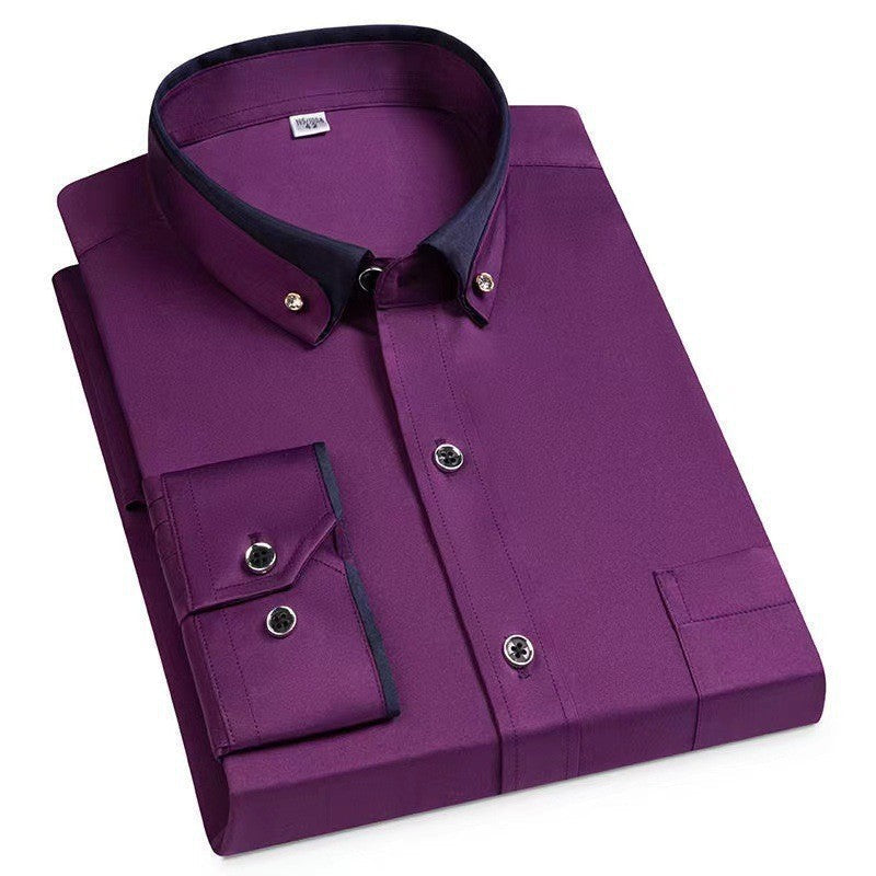 Patrik | Smart Casual Långärmad Skjorta För Män